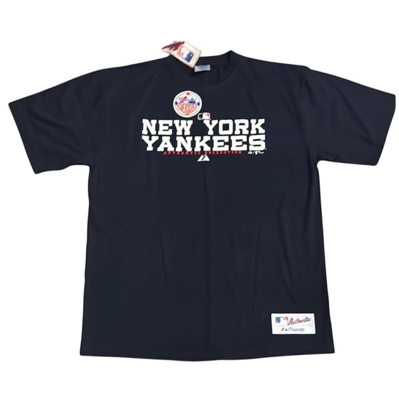 Majestic New York Yankees Dark Blue Tee - Picture 1 of 8